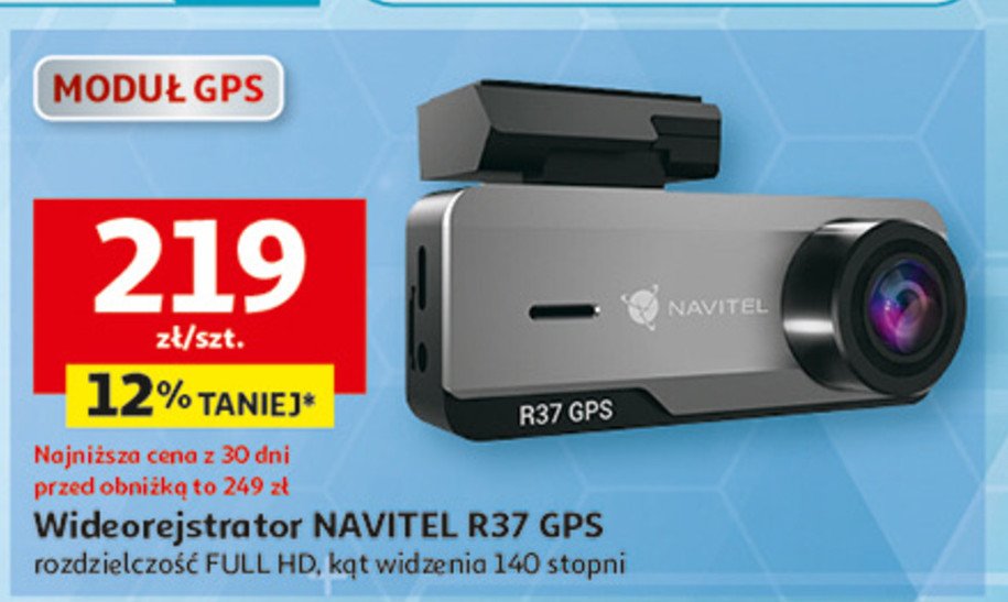 Wideorejestrator r37 gps Navitel promocja w Auchan
