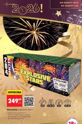 Wyrzutnia Explosive Stars promocja w Biedronka