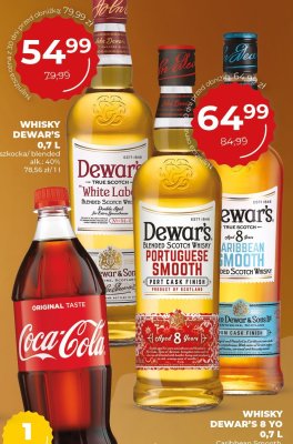 Whisky Dewar's white label promocja w Du偶y Ben