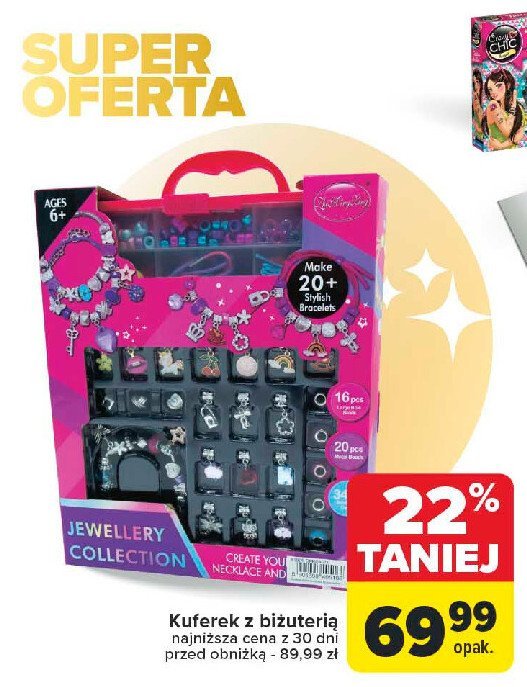 Kuferek z biżuterią promocja w Carrefour