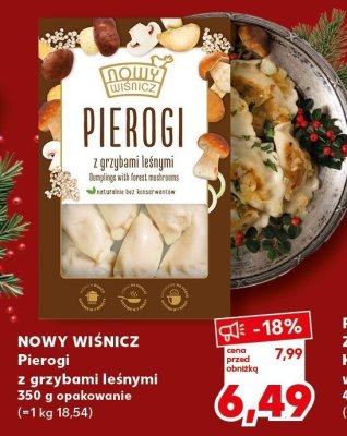 Pierogi z grzybami leśnymi promocja w Kaufland