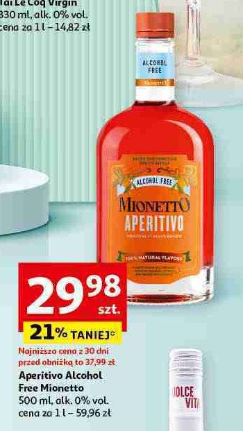 Vermouth Mionetto aperitivo free promocja