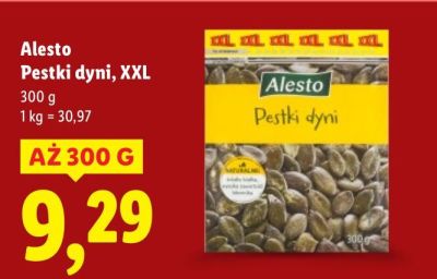 Pestki dyni promocja w Lidl