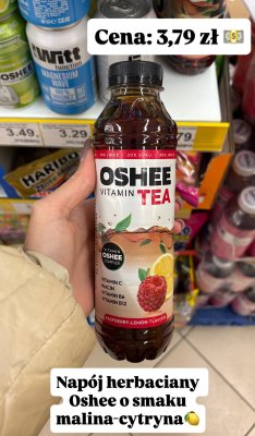 Napój herbaciany Vitamin Tea malina-cytryna promocja w Dino