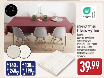 Obrus luksusowy HOME CREATION promocja w Aldi