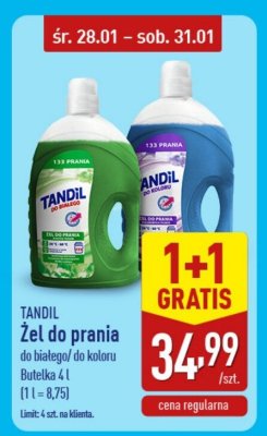 Żel do prania koloru 4 l promocja w Aldi