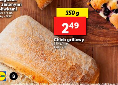 Chleb grillowy z cebulką prażoną promocja