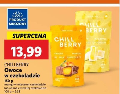 Ananas w bia艂ej czekoladzie Chill berry promocja
