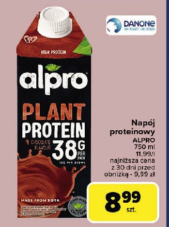 Napój czekoladowy Alpro plant protein promocja