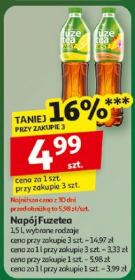 Napój Fuzetea 1.5l promocja w Auchan