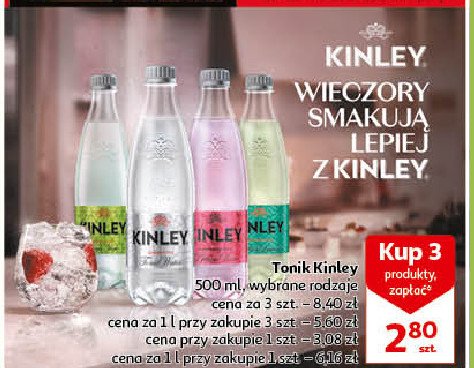 Napój tonic water Kinley promocje