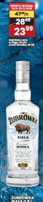 Wódka Żubrówka Biała promocja w Wafelek