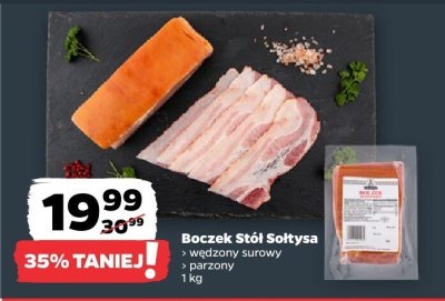 Boczek Stół Sołtysa parzony promocja w Netto