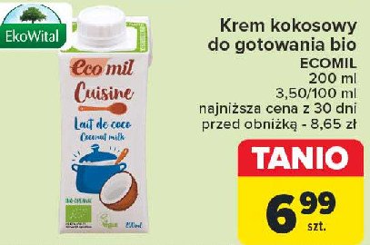 Krem do gotowania orzechów nerkowca Ecomil promocja