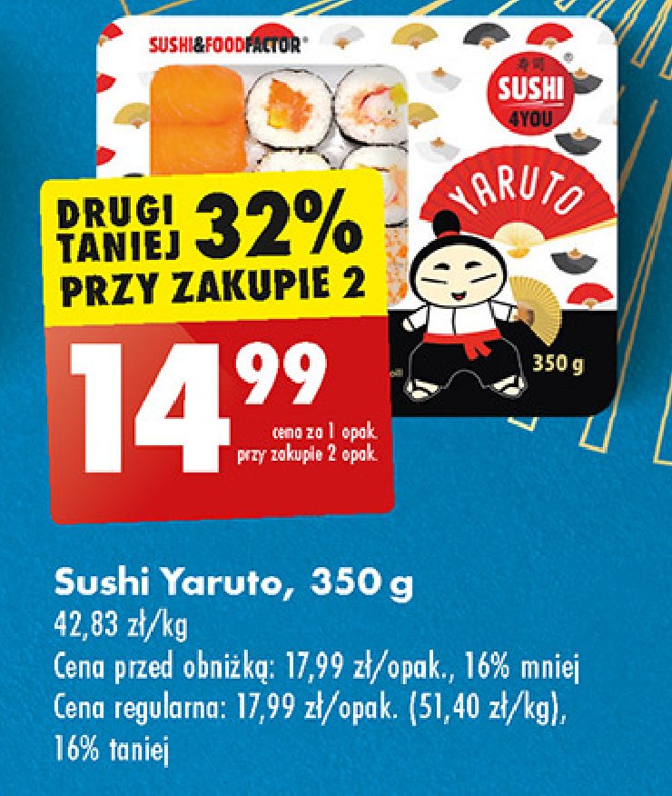 Sushi yaruto Sushi 4you promocja