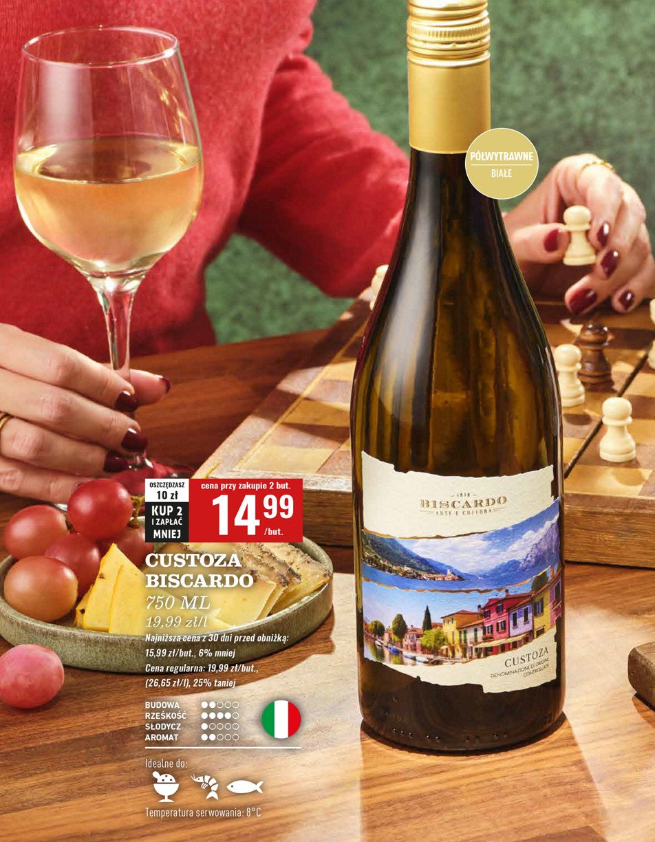 Wino wytrawne Biscardo custoza promocja