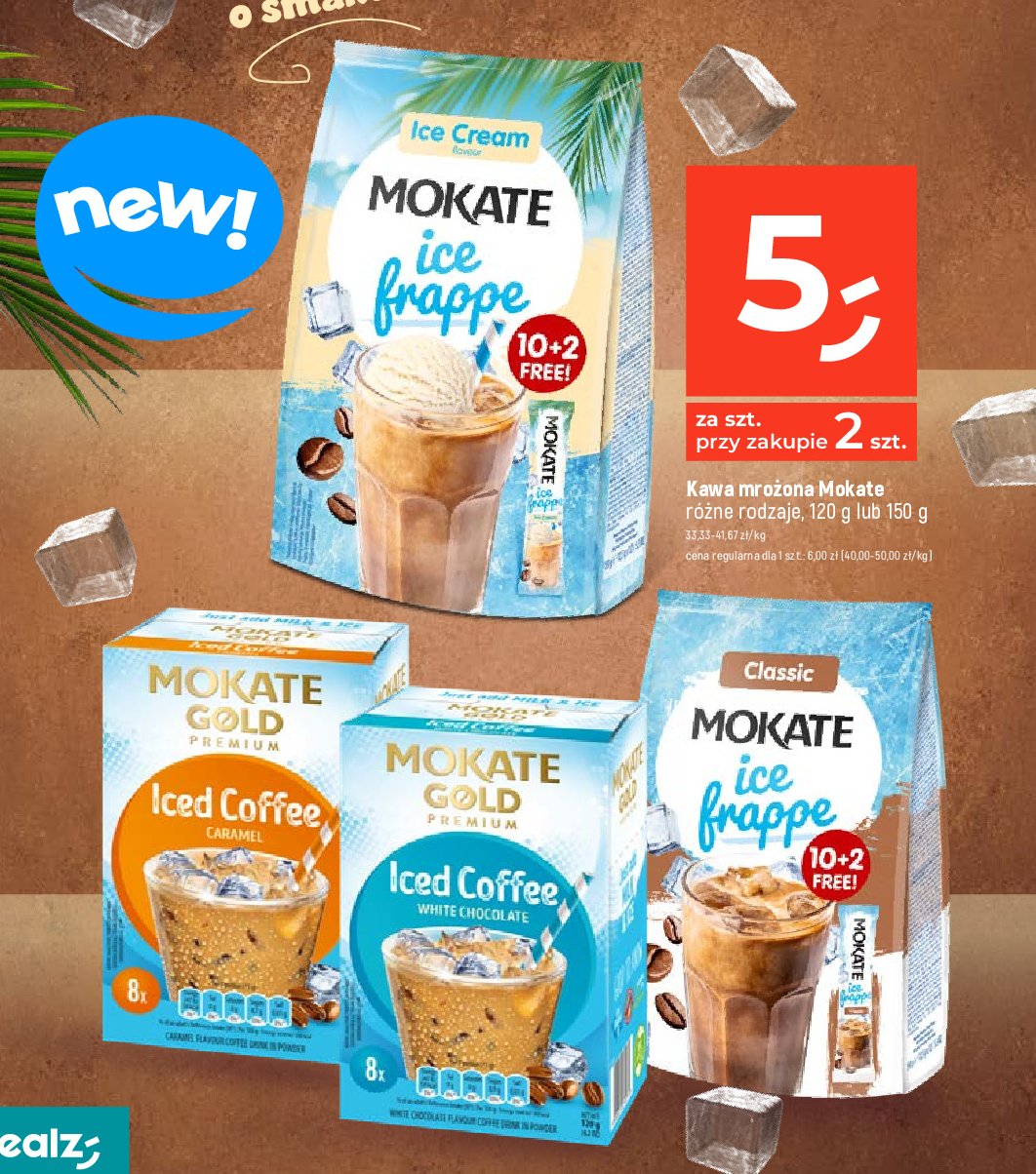 Kawa iced cofffe caramel Mokate promocja