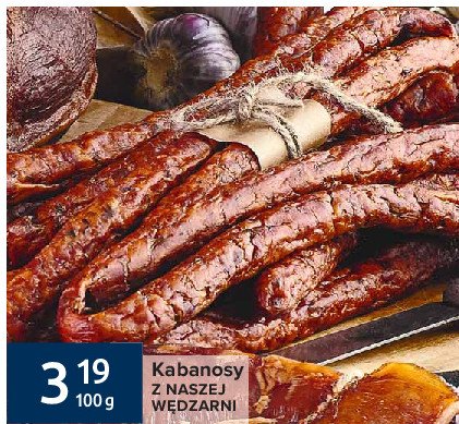Kabanosy z naszej w臋dzarni promocja