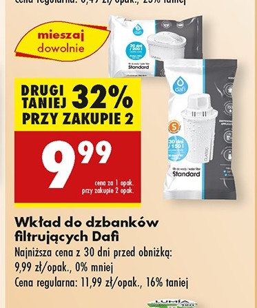 Wkłady standard unimax Dafi promocja