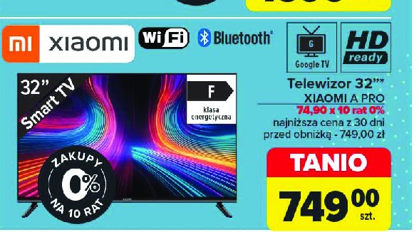 Telewizor 32'' a pro Xiaomi promocja