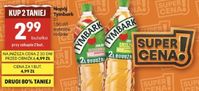 Napój Tymbark promocja w Delikatesy Centrum