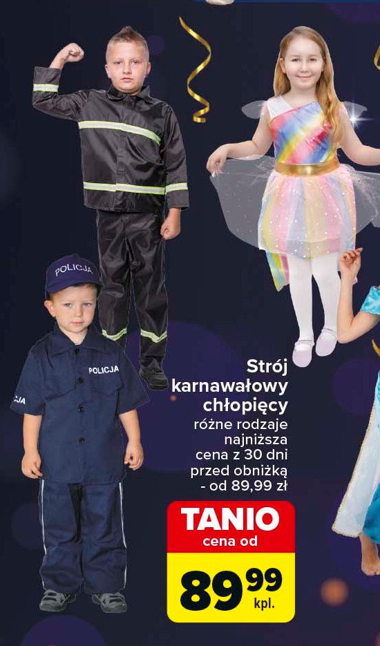 Strój karnawałowy chłopięcy promocja w Carrefour Market