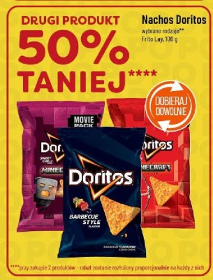 Nachos Doritos Frito Lay wybrane rodzaje promocja w POLOmarket