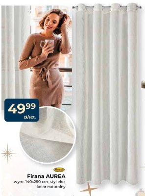 Firana AUREA 140×250 cm promocja w PSB Mrówka