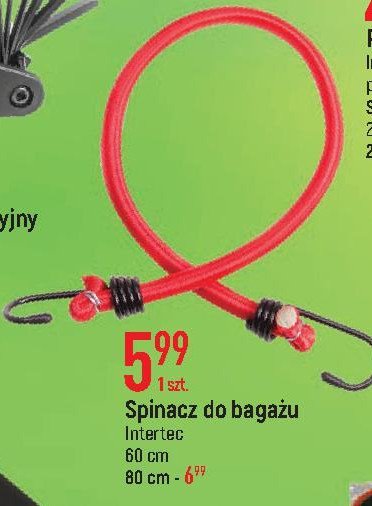 Spinacz do bagażu 60 cm Intertec promocja