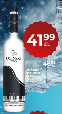Wódka Ogiński 0,5L promocja w Duży Ben