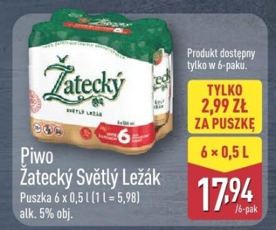 Piwo promocja w Aldi