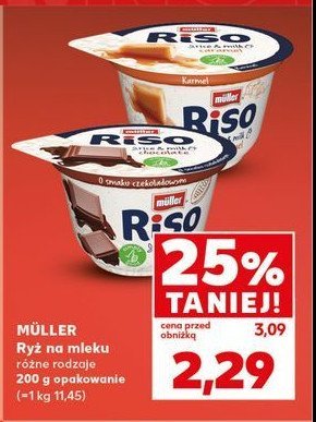 Deser karmelowy Muller riso promocja