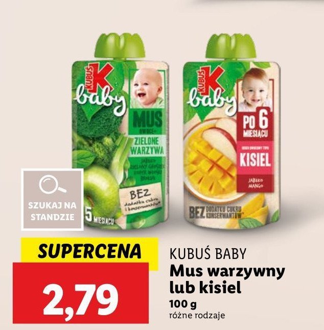 Kisiel jabłko-mango Kubuś baby promocja