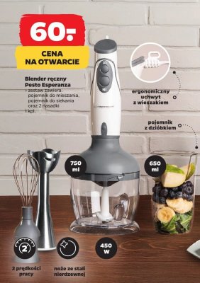 Blender ręczny Pesto Esperanza promocja w Netto
