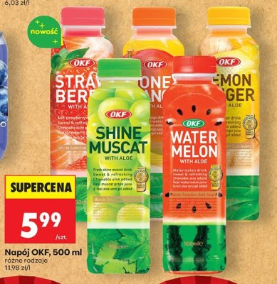 Napój OKF, różne rodzaje promocja w Biedronka