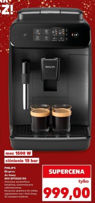Ekspres do kawy 800 EP0820/00 PHILIPS promocja w Kaufland