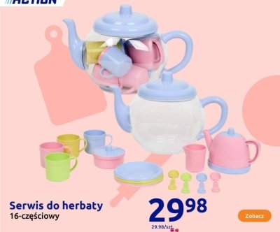 Serwis do herbaty 16-częściowy promocja w Action