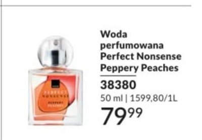 Woda perfumowana Perfect Nonsense Peppery Peaches promocja w AVON