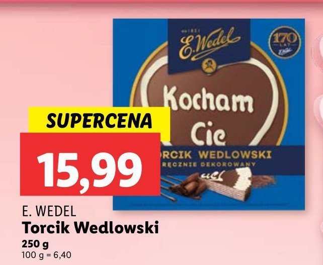 Torcik waflowy E. wedel torcik wedlowski promocja