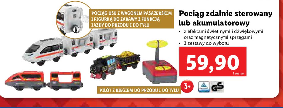 Poci膮g towarowy zdalnie sterowany Playtive junior promocja
