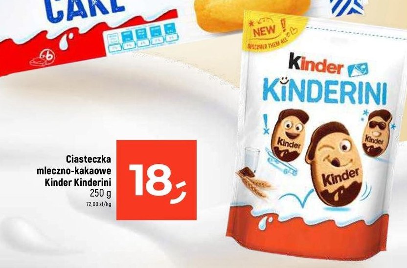 Ciastka Kinder kinderini promocja