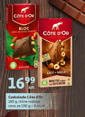 Czekolada gorzka z ca艂ymi orzechami laskowymi Cote d'or promocja