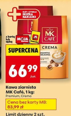 Kawa ziarnista Premium 1 kg promocja w Biedronka