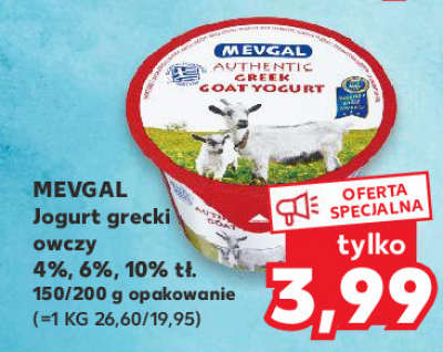 Jogurt grecki z mleka owczego 6 % Mevgal promocja