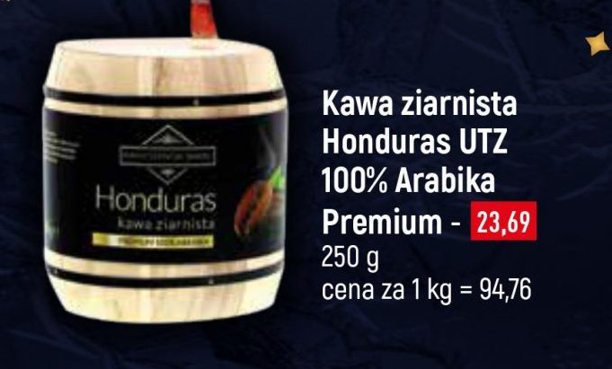 Kawa ziarnista honduras Kwintesencja smaku promocja