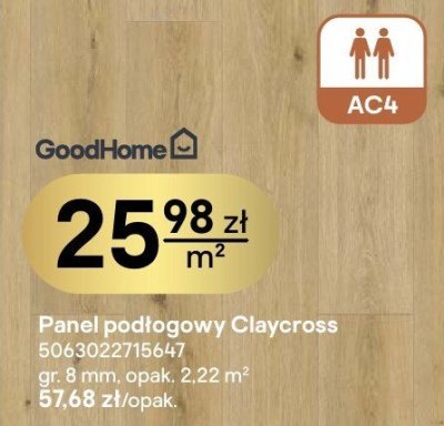 Panel podłogowy Claycross promocja w Castorama
