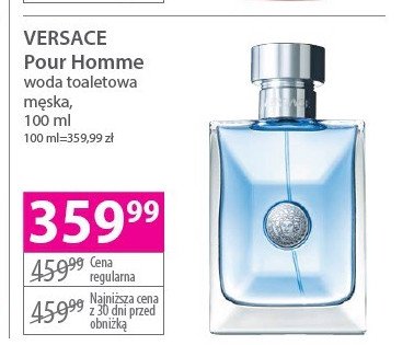 Woda toaletowa Versace pour homme promocja