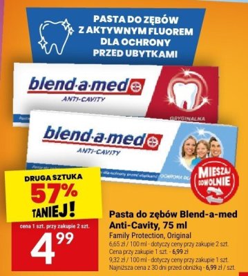 Pasta do zębów Blend-a-med Anti-Cavity, 75 ml promocja w Twój Market
