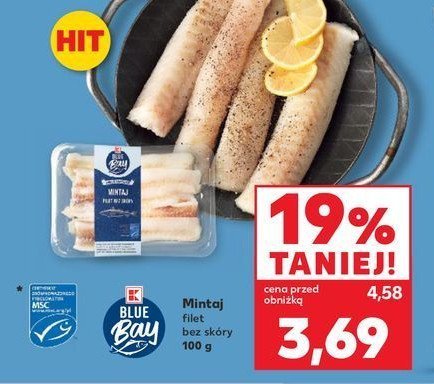 Mintaj filet Blue bay promocja w Kaufland
