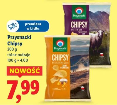 Przysnacki Chipsy promocja w Lidl